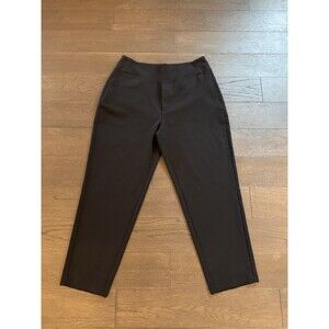 Athleta Women’s Size 14 Pull-on Trouser Cropped Pants, Black, Excellent.